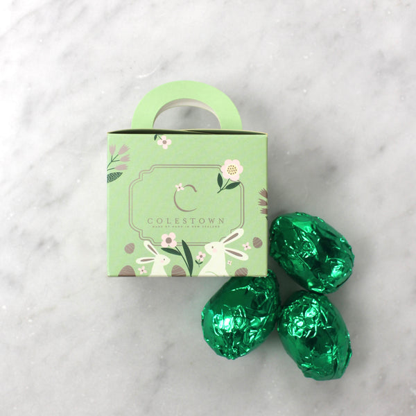 Dubai Style Pistachio and Kataifi Easter Egg Trio - Dark Chocolate