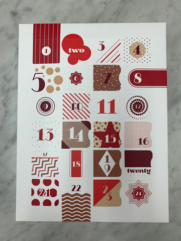 Christmas Mid Century Advent Calendar