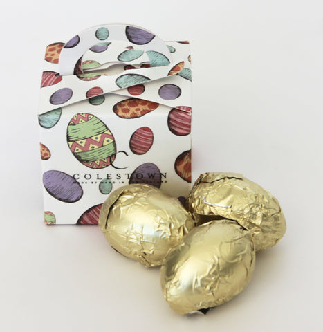 Dubai Style Pistachio and Kataifi Easter Egg Trio - Milk Chocolate