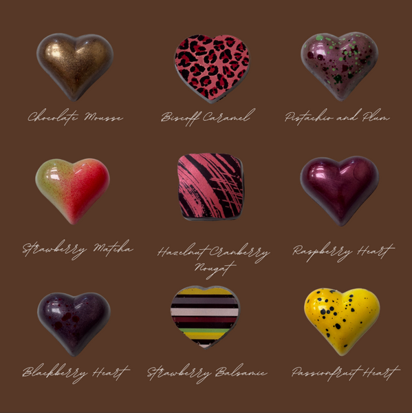 32 Valentines Day Chocolates